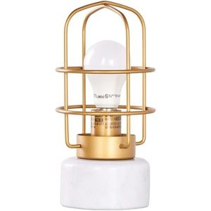 Better Homes & Gardens Brushed Brass Finish Marble Base Uplight Table Lamp